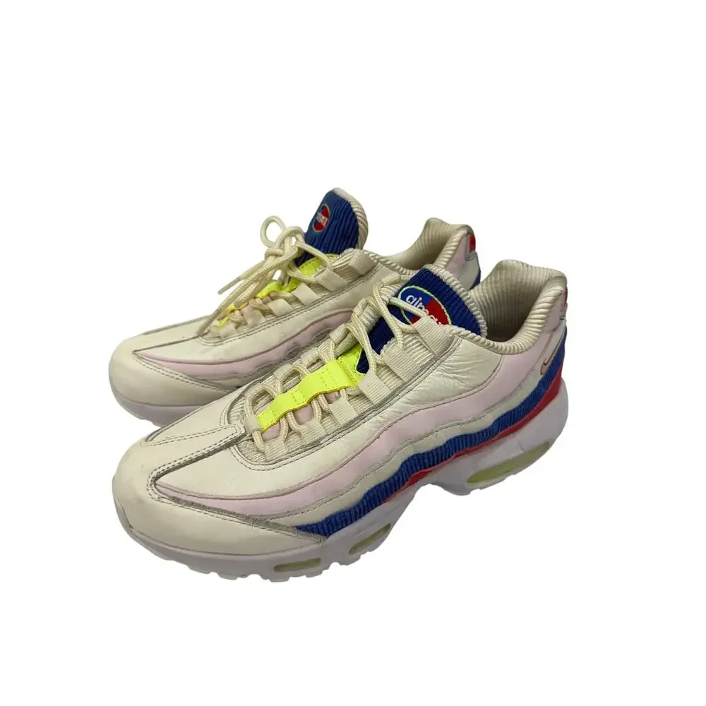 Nike Women's Air Max 95 SE 'Panache' Corduroy Sail/Arctic Pink AQ4138-101 Size 7